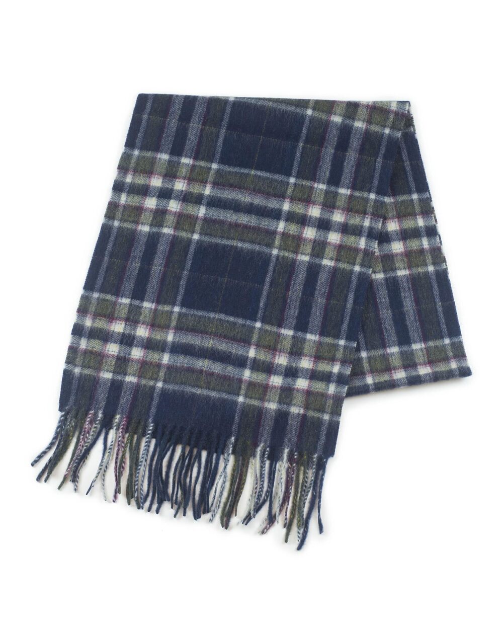 1634 Cashmere 100% soft Lambs Wool Plaid Tartan Winter Scarf